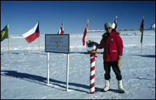 Photo Bill Detrich at South Pole